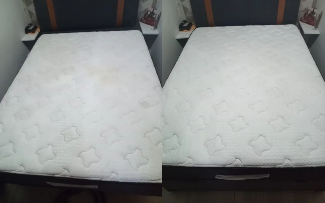 Imagem de um colchão branco